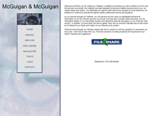 Tablet Screenshot of mcguigancpa.com